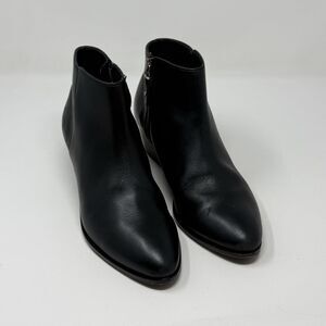 Thursday Boot Co Downtown Ankle Bootie Womens 9.5 Black Leather Side Zip Boho